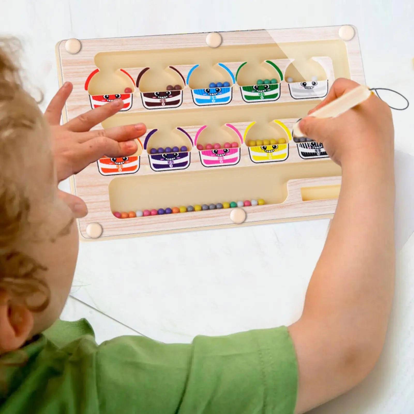 Magnetic Colour Sorting Maze