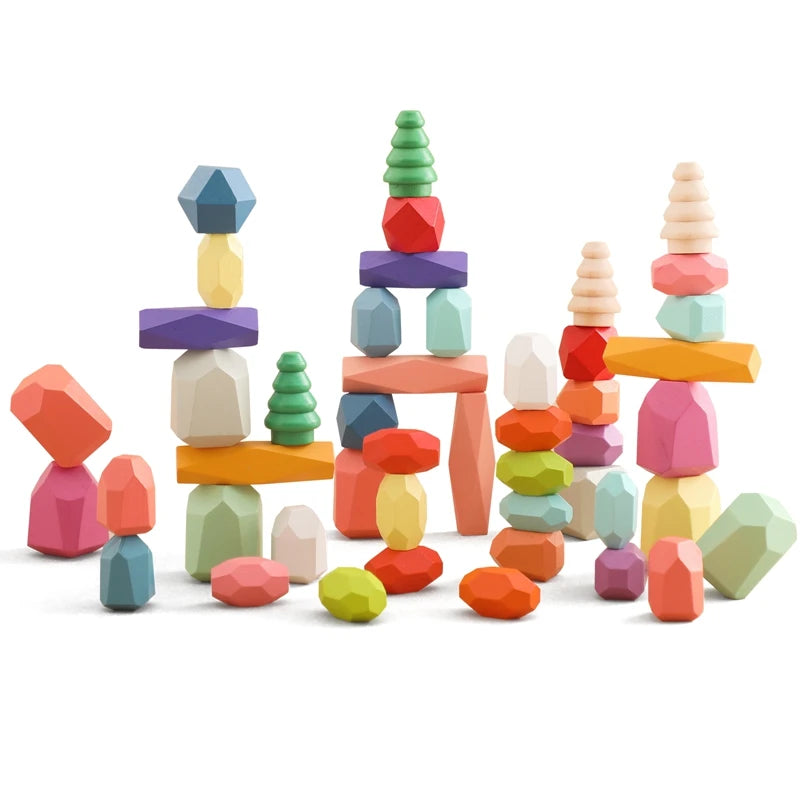 Rainbow Building Stone's- 48 piece