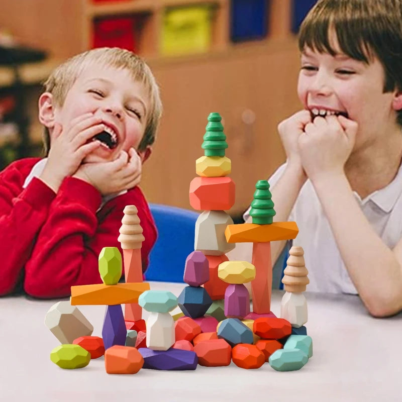 Rainbow Building Stone's- 48 piece