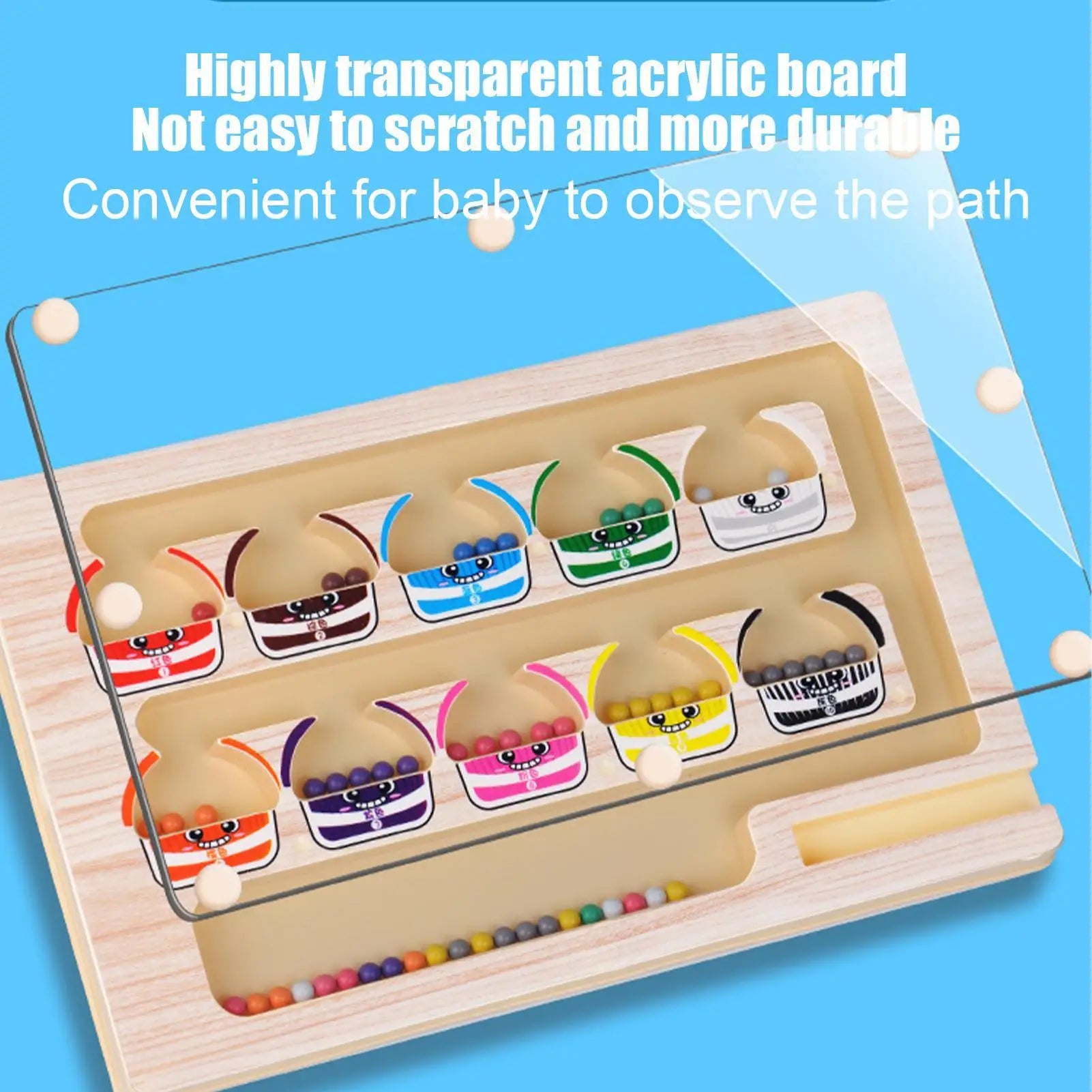 Magnetic Colour Sorting Maze